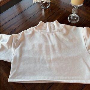 ALO Yoga Cream Cowl Neck Sweater